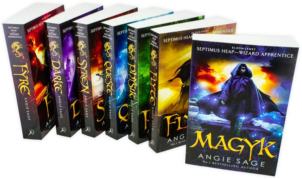 Septimus Heap Series 7 Books Young Adult Collection Paperback By Angie Sage