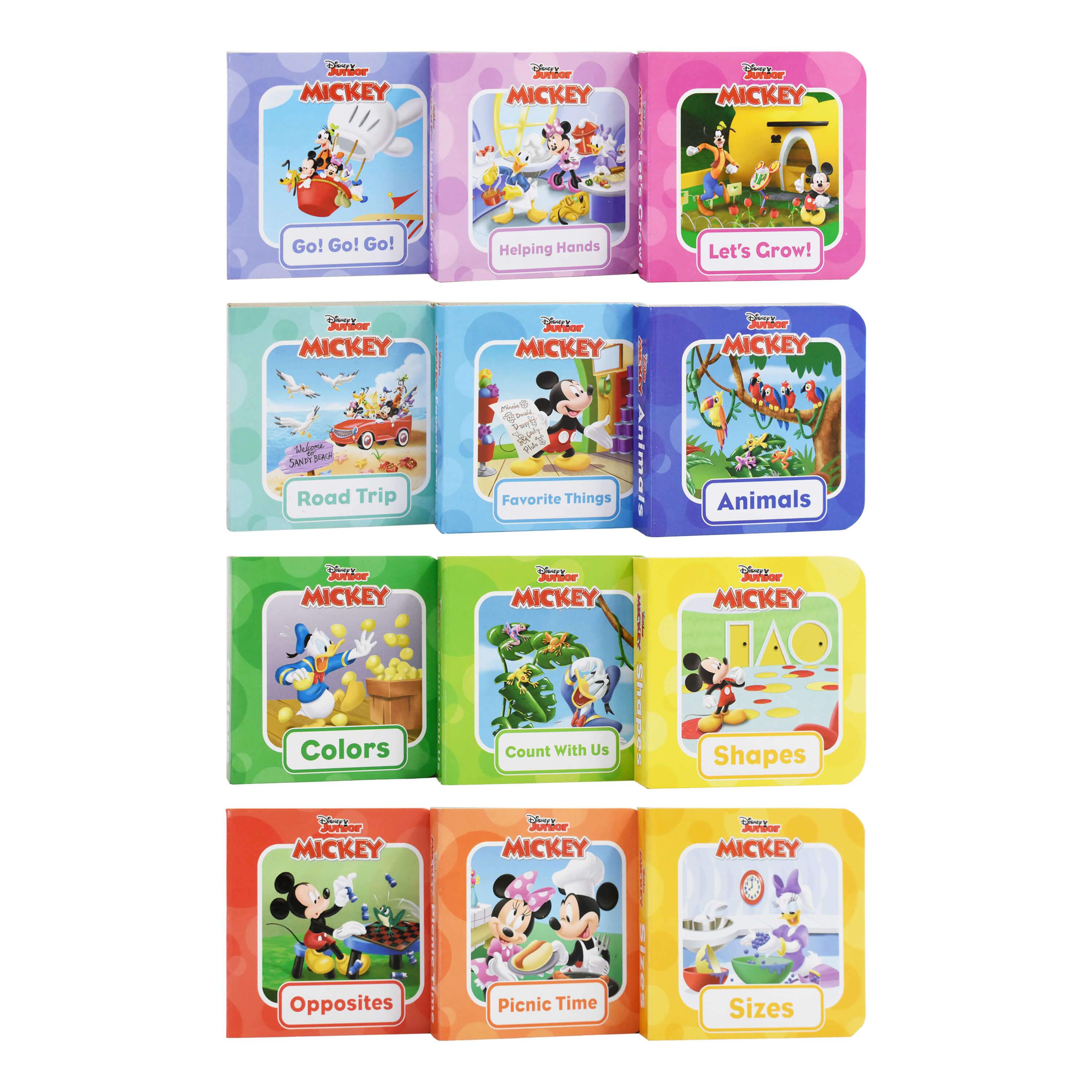 Disney Junior Mickey Mouse Clubhouse: 12 Board Books (Boxed Set)