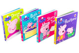 Peppa Pig Bedtime Library 4 Board Books Collection - St Stephens Books