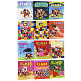 Elmer 12 Classic Picture Books Children Collection Paperback Gift Pack Set By David McKee - St Stephens Books