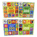 First 100 Lift-the Flap 4 Books Children Collection Hardback Set By Roger Priddy - St Stephens Books