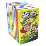 Captain Underpants 10 Books Children Collection Paperback Set By Dav Pilkey - St Stephens Books