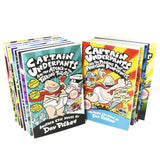 Captain Underpants 12 Books Children Collection Paperback Set By Dav Pilkey - St Stephens Books