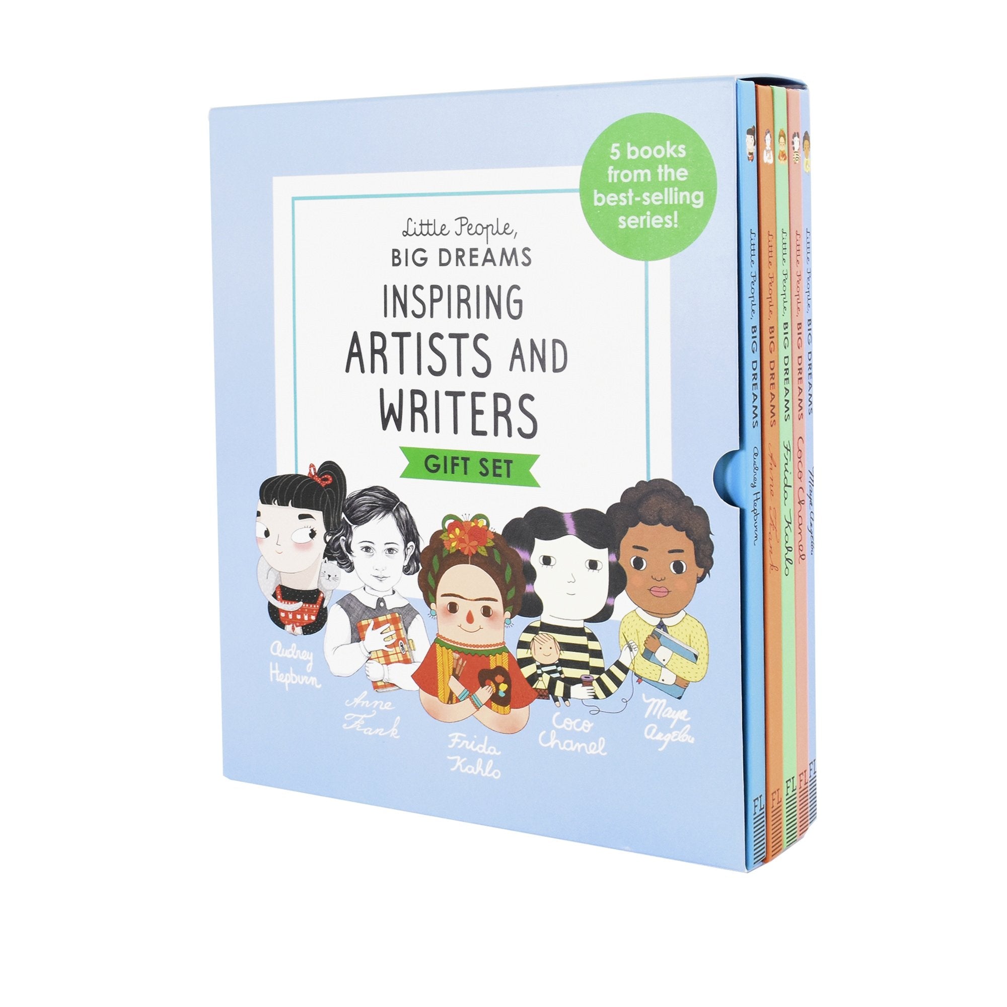 Little People Big Dreams Inspiring Artists and Writers Gift 5 Books Bo –  Just Kids Books CA
