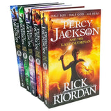 Percy Jackson 5 Books Young Adult Collection Paperback Box Set By - Rick Riordan - St Stephens Books