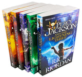 Percy Jackson 5 Books Young Adult Collection Paperback Gift Pack By Rick Riordan - St Stephens Books