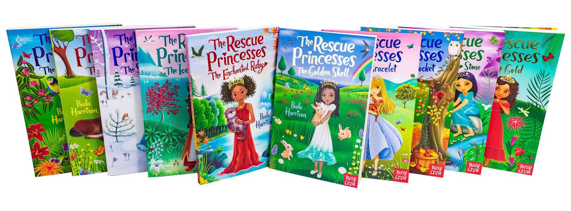 Rescue Princesses 10 Books Children Collection Paperback Set By