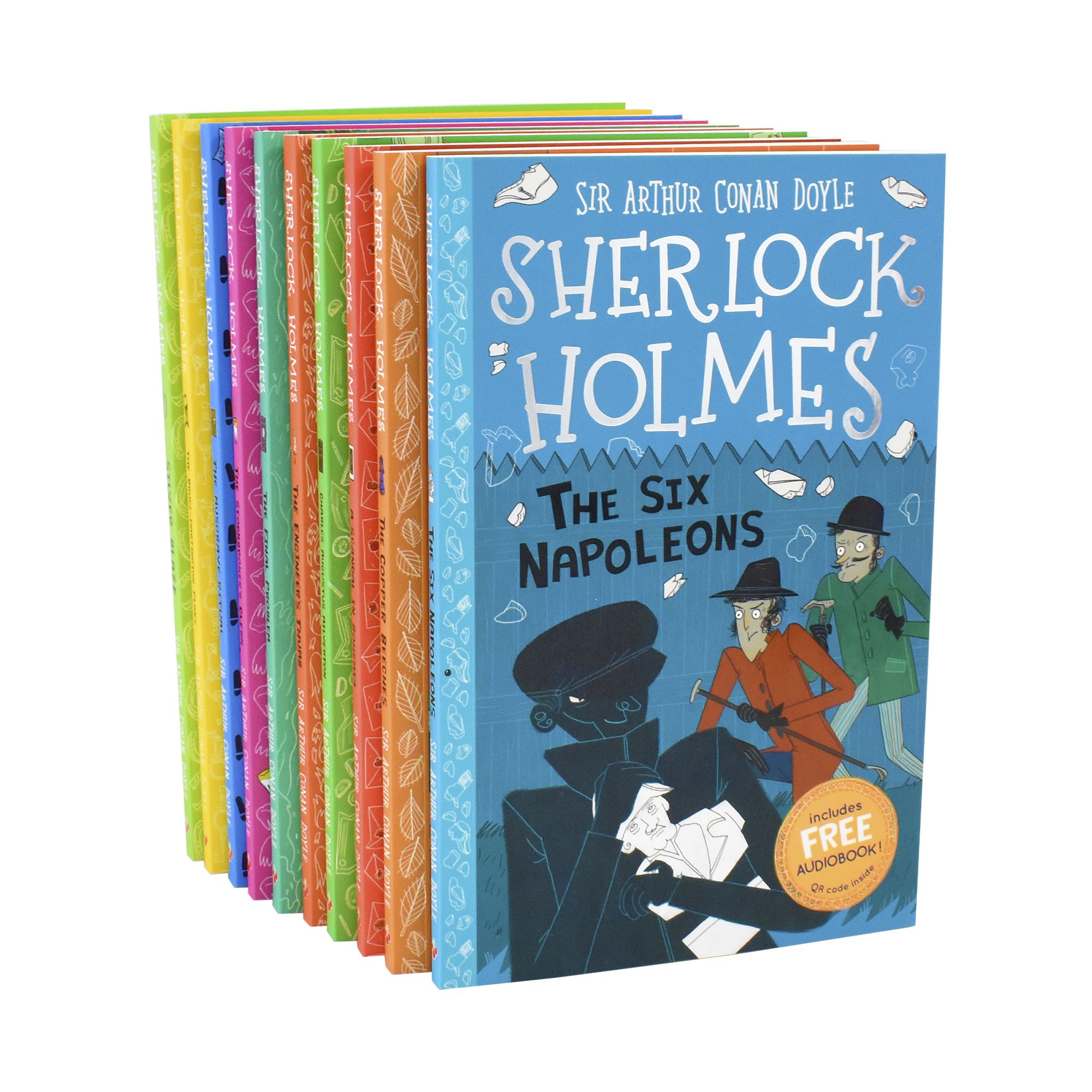 Sherlock Holmes 10 Books Series 2 Children Collection Paperback 