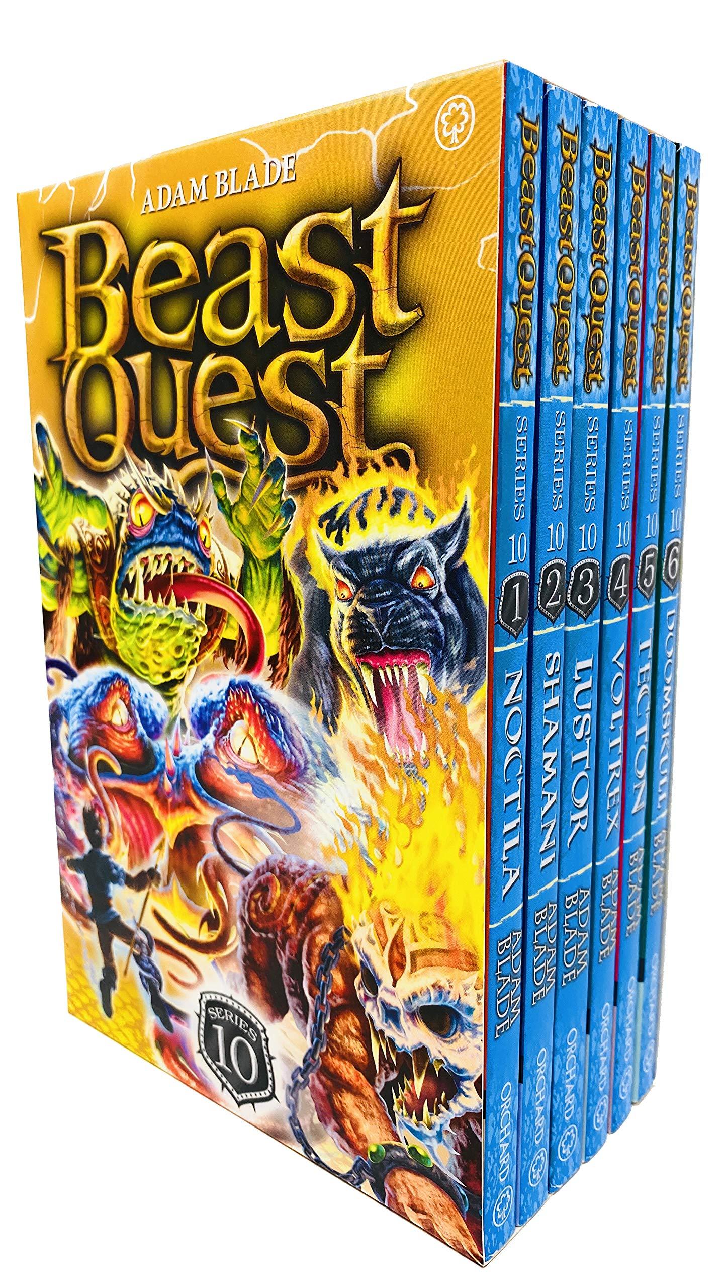 Beast Quest 6 Books Series 10 Children Collection Paperback Box 