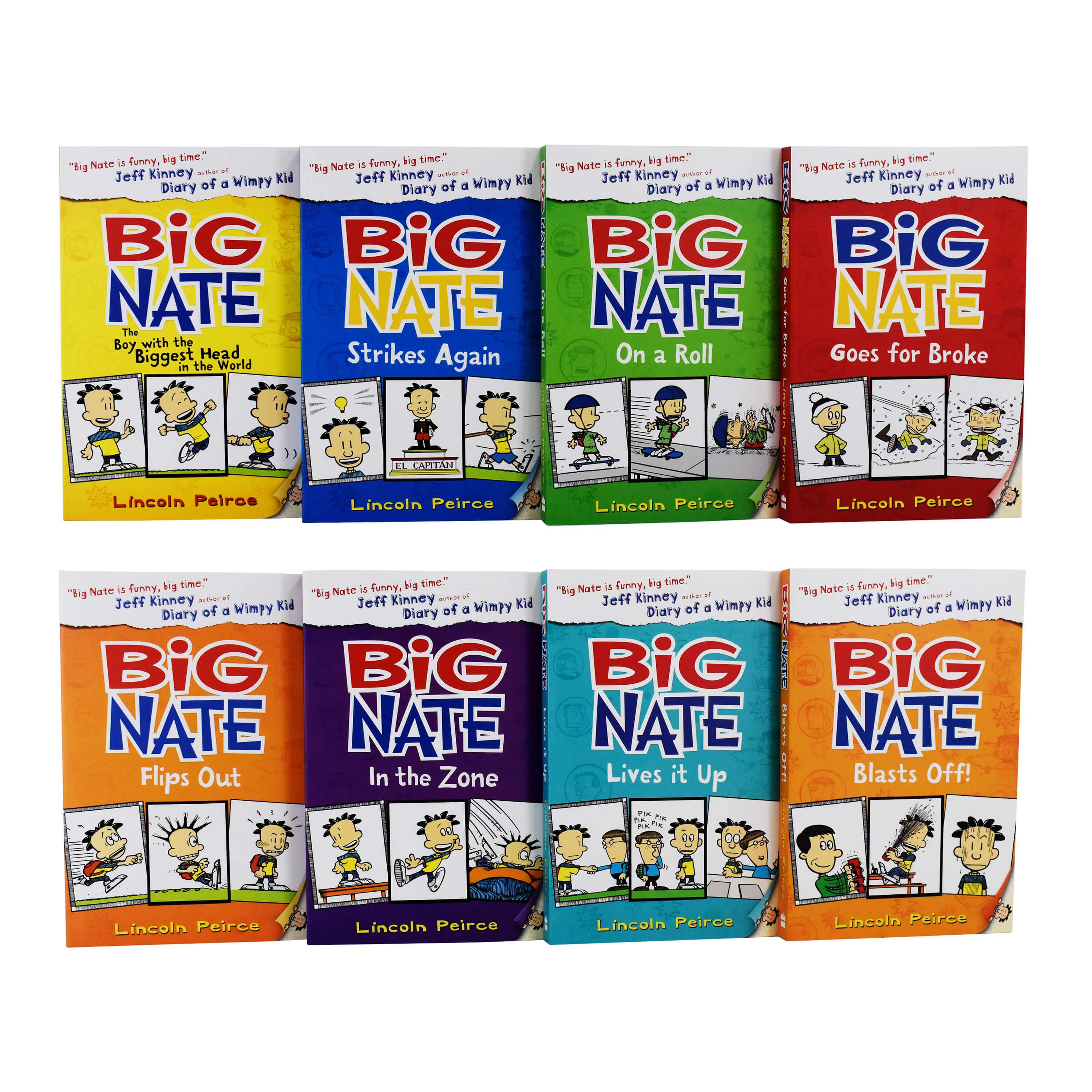 The Big Nate Collection Series 8 Books Box Set by Lincoln Peirce