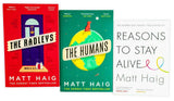 Matt Haig 3 Books Collection, Reasons to Stay Alive, The Radleys, The Humans - St Stephens Books