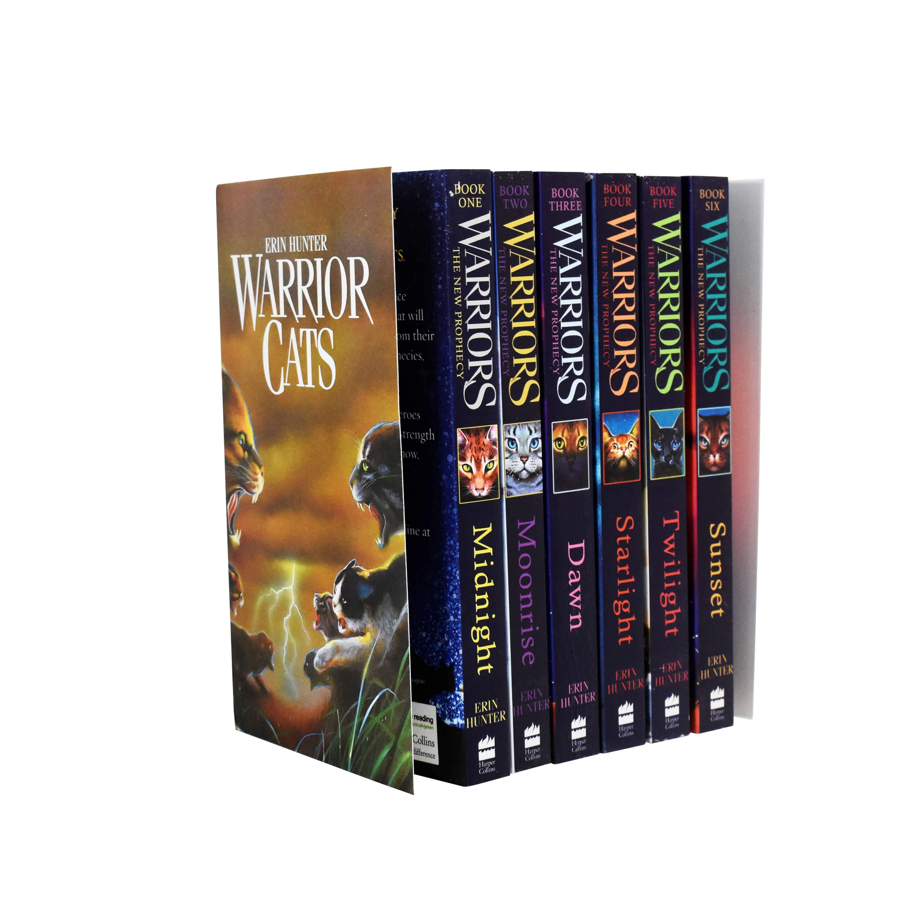 Warriors Cats Series 2 The Prophecy by Erin Hunter 6 Books Set for